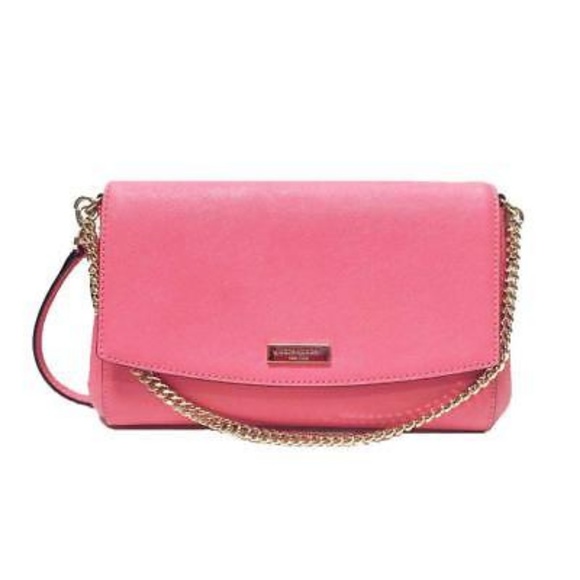 Kate Spade NY Laurel Way, Greer Crossbody Purse Coral - Picture 2 of 8